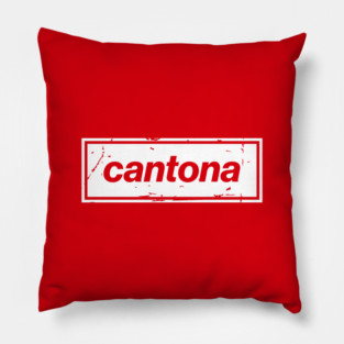 Cantona - The United Football Icon White Pillow