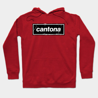 Cantona - The United Football Icon Black Hoodie
