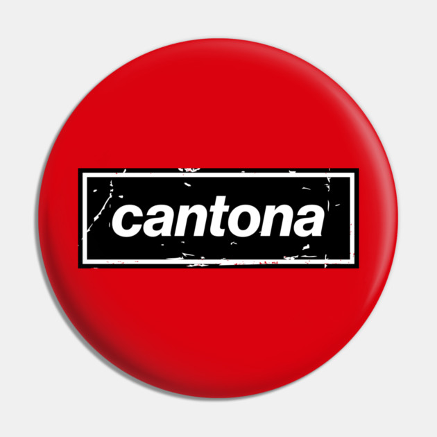 Cantona - The United Football Icon Black Pin by Butter Creative