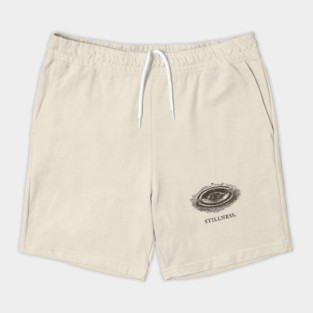 Meditative Stillness Water Ripple Illustration Shorts