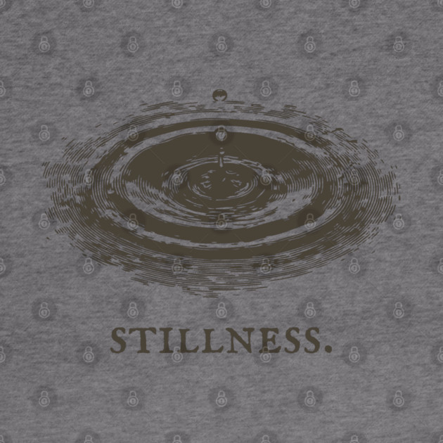 Meditative Stillness Water Ripple Illustration by TuncGK