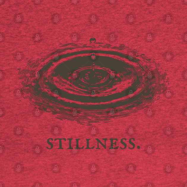 Meditative Stillness Water Ripple Illustration by TuncGK