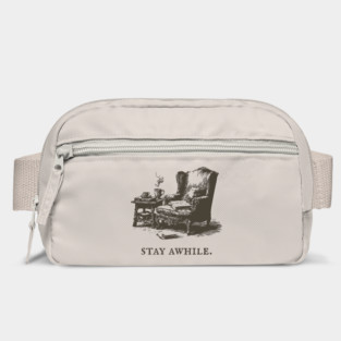 Cozy Reading Nook Invitation to Stay Awhile Bag