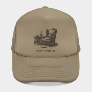 Cozy Reading Nook Invitation to Stay Awhile Hat