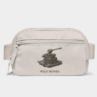 Vintage Wild Honey and Honeycomb Illustration Bag
