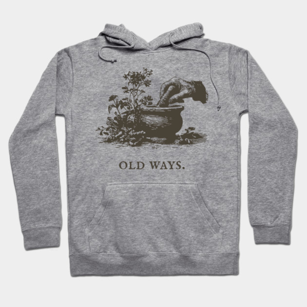 Traditional Mortar and Pestle Old Ways Illustration Hoodie by TuncGK