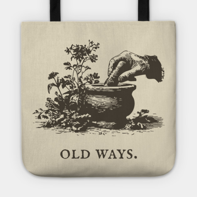 Traditional Mortar and Pestle Old Ways Illustration Tote by TuncGK