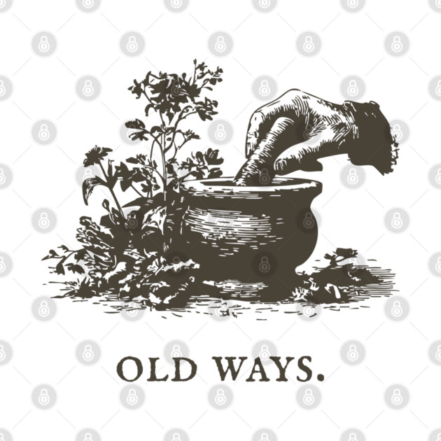 Traditional Mortar and Pestle Old Ways Illustration by TuncGK