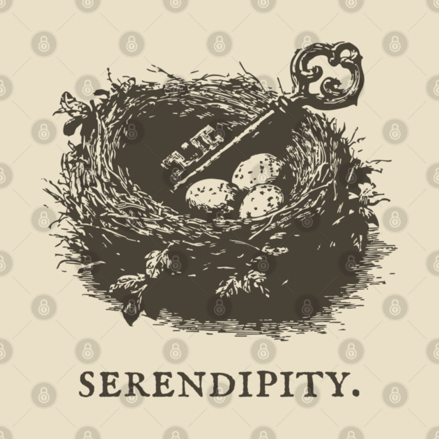 Serendipity Key in a Bird's Nest Illustration by TuncGK