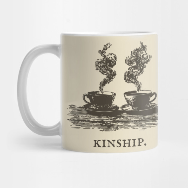 Cozy Kinship Two Cups of Coffee Illustration by TuncGK