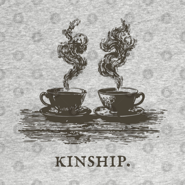 Cozy Kinship Two Cups of Coffee Illustration by TuncGK