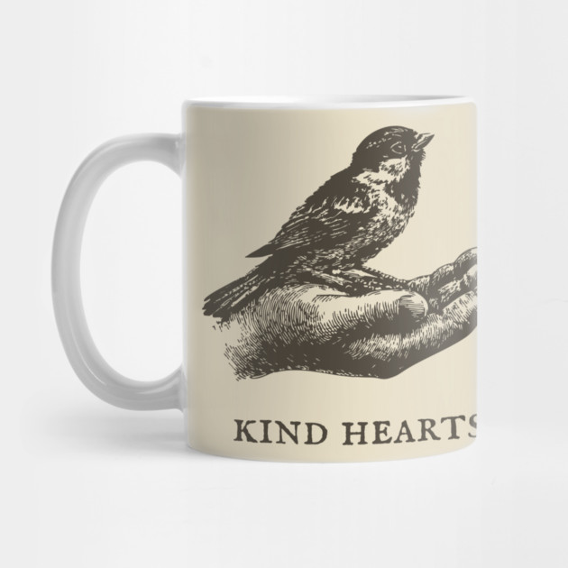 Kind Hearts Bird in Hand Illustration by TuncGK