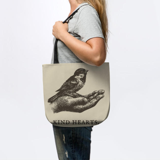 Kind Hearts Bird in Hand Illustration by TuncGK