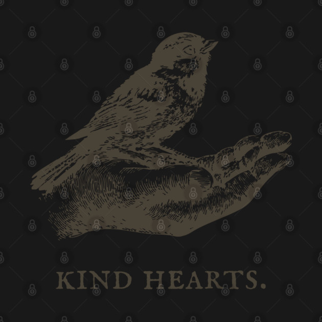 Kind Hearts Bird in Hand Illustration by TuncGK