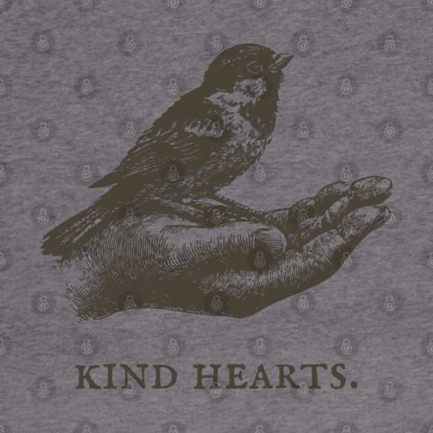 Kind Hearts Bird in Hand Illustration by TuncGK