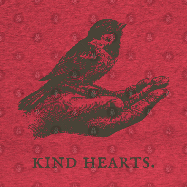 Kind Hearts Bird in Hand Illustration by TuncGK