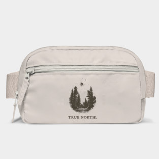 True North Star and Forest Illustration Bag