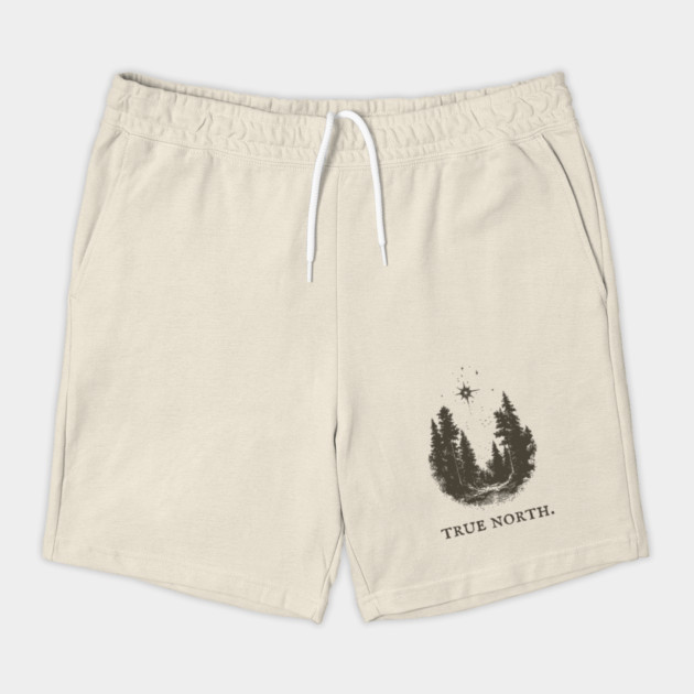 True North Star and Forest Illustration by TuncGK