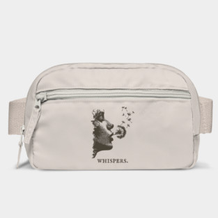 Whispers Dandelion Silhouette Illustration Bag