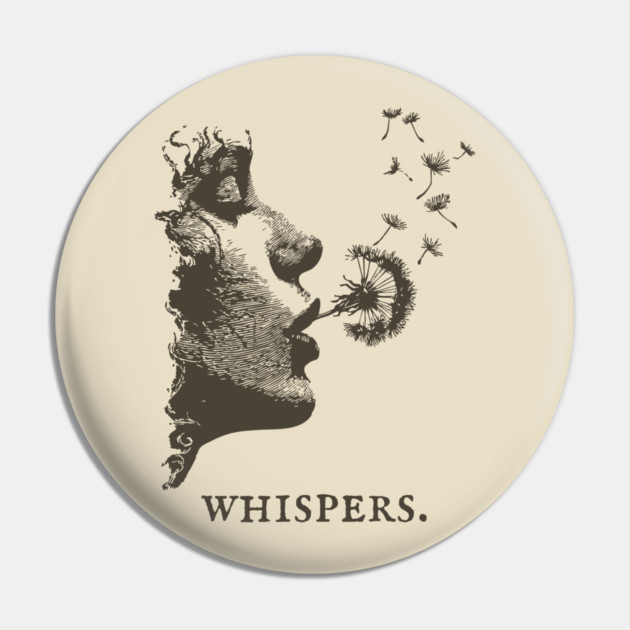 Whispers Dandelion Silhouette Illustration Pin by TuncGK