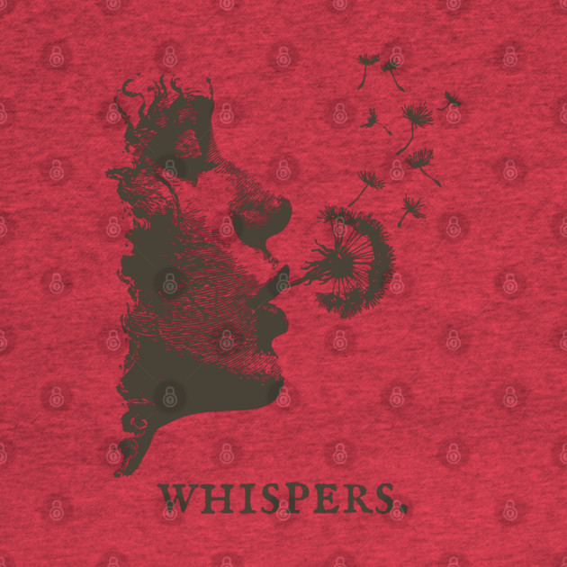 Whispers Dandelion Silhouette Illustration by TuncGK