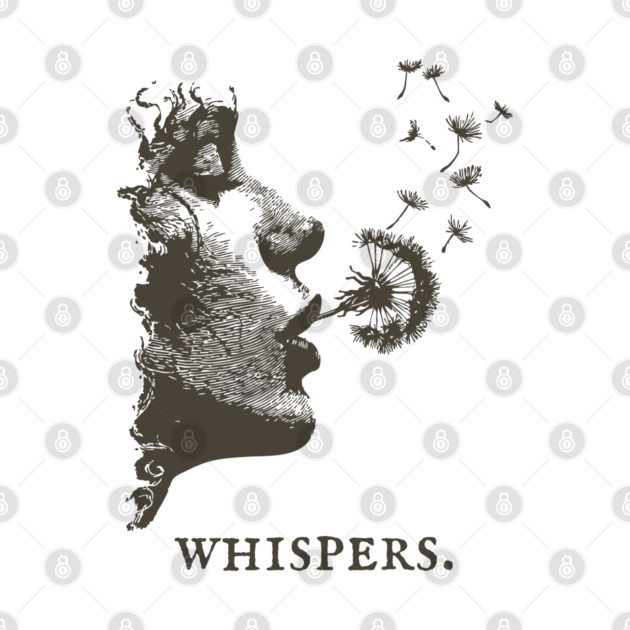 Whispers Dandelion Silhouette Illustration by TuncGK