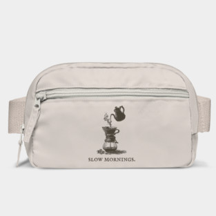 Slow Mornings Pour Over Coffee Ritual Illustration Bag