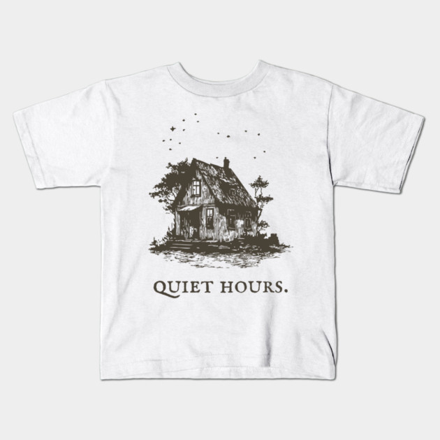 Cozy Cottage Illustration for the Quiet Hours Kids T-Shirt by TuncGK