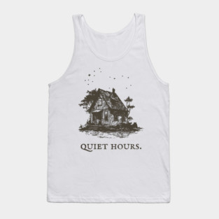 Cozy Cottage Illustration for the Quiet Hours Tank Top