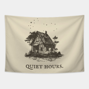 Cozy Cottage Illustration for the Quiet Hours Tapestry