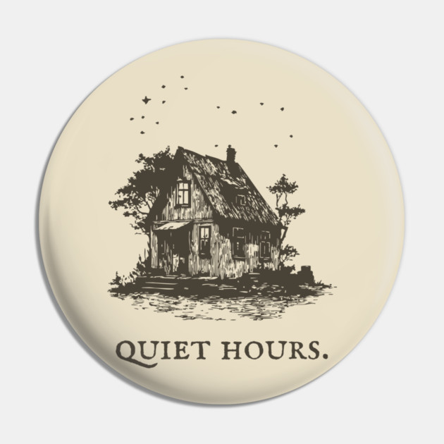 Cozy Cottage Illustration for the Quiet Hours Pin by TuncGK