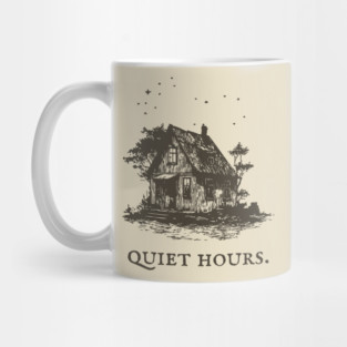 Cozy Cottage Illustration for the Quiet Hours Mug