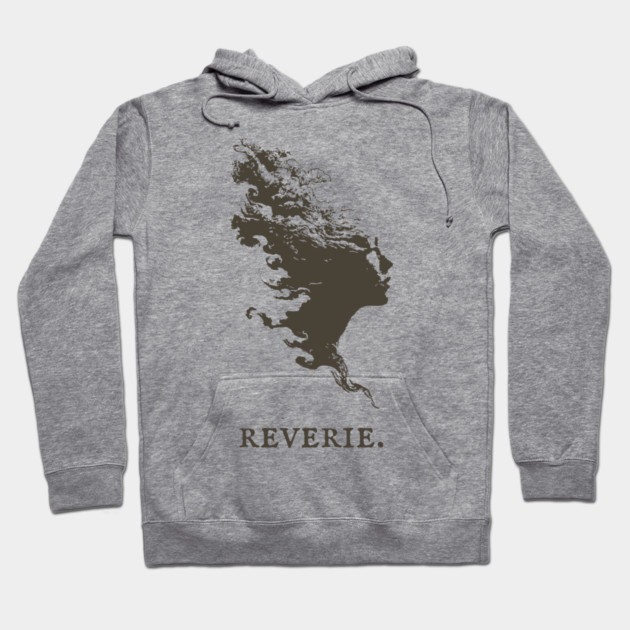 Reverie Silhouette of a Dreamer Illustration Hoodie by TuncGK