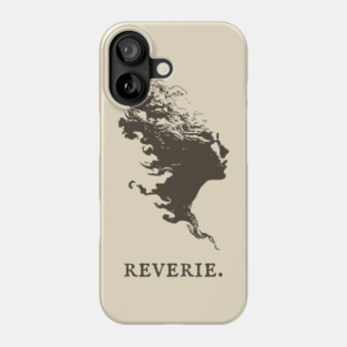 Reverie Silhouette of a Dreamer Illustration Phone Case