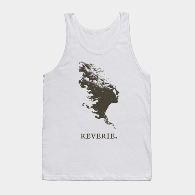 Reverie Silhouette of a Dreamer Illustration Tank Top by TuncGK