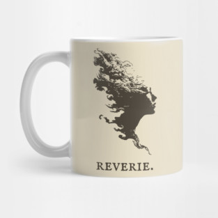 Reverie Silhouette of a Dreamer Illustration Mug