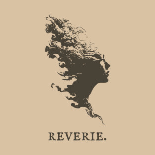 Reverie Silhouette of a Dreamer Illustration T-Shirt