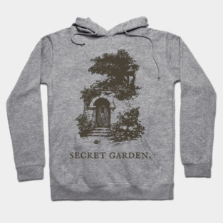 Secret Garden Gate Vintage Fairytale Illustration Hoodie