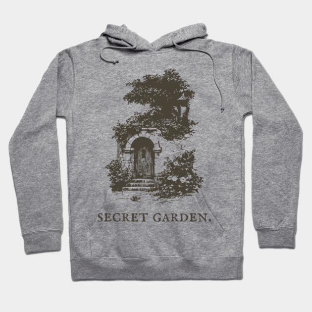 Secret Garden Gate Vintage Fairytale Illustration Hoodie by TuncGK