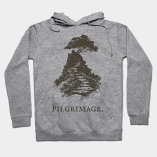 A Sacred Pilgrimage to a Solitary Tree Hoodie