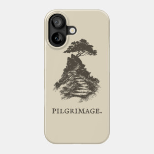 A Sacred Pilgrimage to a Solitary Tree Phone Case