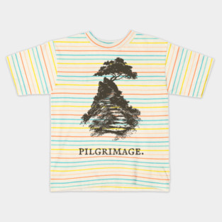 A Sacred Pilgrimage to a Solitary Tree Kids T-Shirt