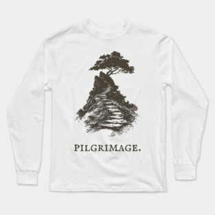 A Sacred Pilgrimage to a Solitary Tree Long Sleeve T-Shirt