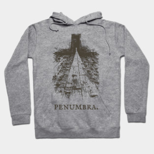 Penumbra Moody Light and Shadow Illustration Hoodie