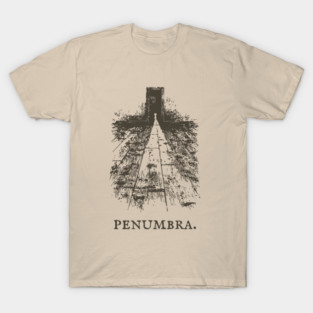 Penumbra Moody Light and Shadow Illustration T-Shirt