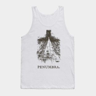 Penumbra Moody Light and Shadow Illustration Tank Top