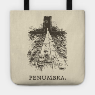 Penumbra Moody Light and Shadow Illustration Tote