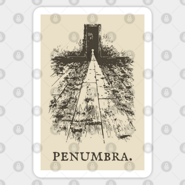 Penumbra Moody Light and Shadow Illustration Sticker by TuncGK