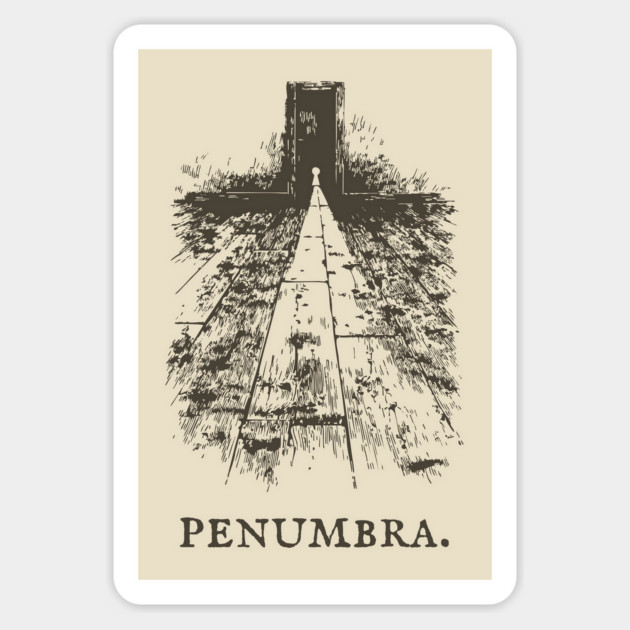Penumbra Moody Light and Shadow Illustration Magnet by TuncGK