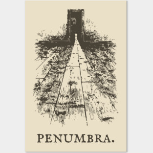 Penumbra Moody Light and Shadow Illustration Posters and Art